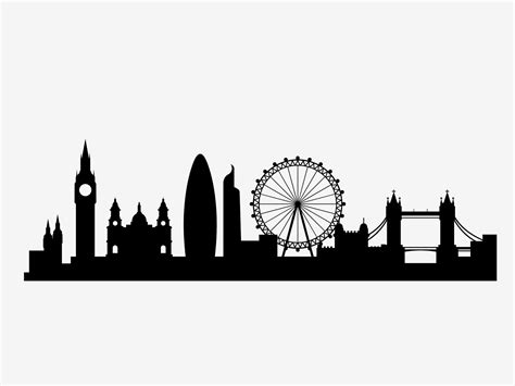 london silhouette skyline